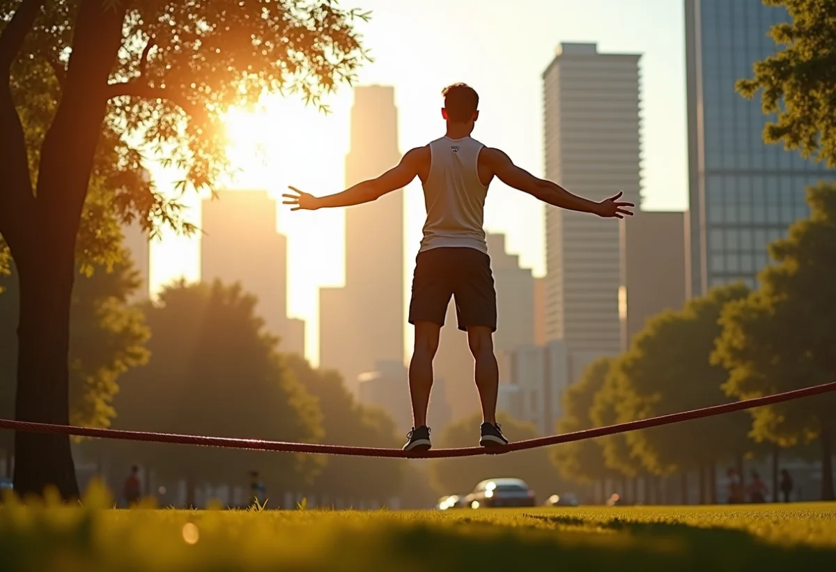 Slacklane, une question d’équilibre