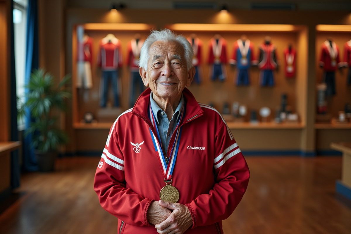 Le plus vieux médaillé olympique : identité et exploits sportifs
