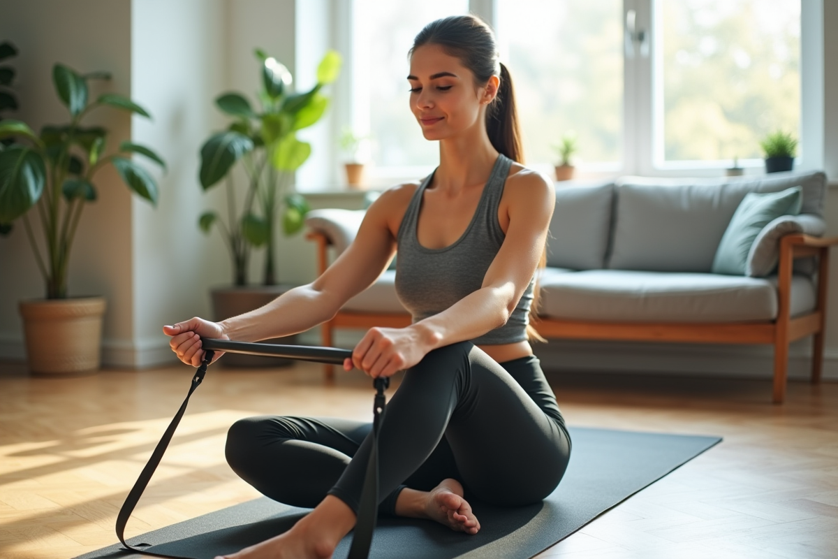 Muscler l’intérieur des cuisses : techniques efficaces avec un élastique