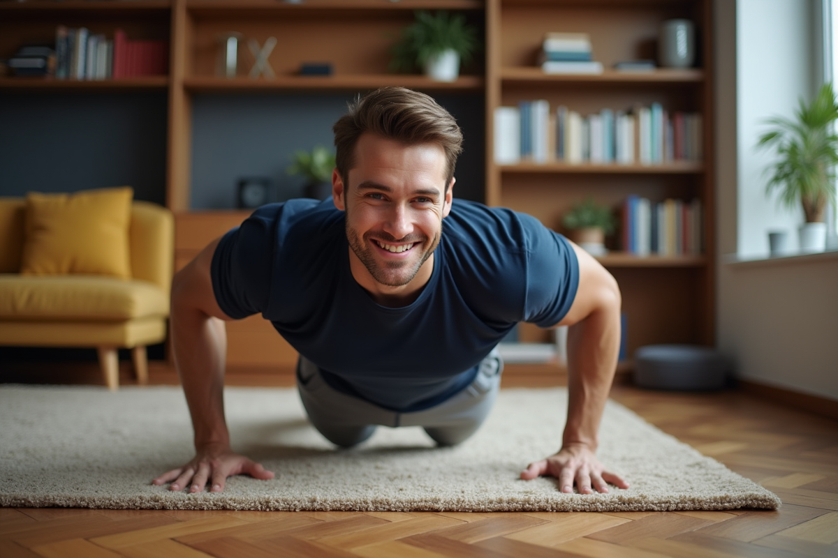 Prendre du muscle sans salle de sport : techniques et exercices à domicile